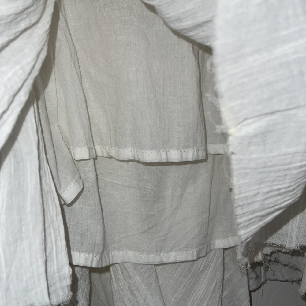 Altar'd State White Eyelet Ruffle Tank Top - Picture 7 of 11